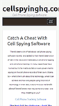 Mobile Screenshot of cellspyinghq.com